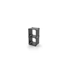 Modular Form bookcase shape K2 - 47x90x40cm - black