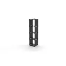 Modular Form bookcase shape K4 - 47x177x40cm - black