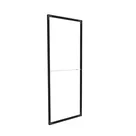 93x250cm - standard wall with upper exit Modularico M50, black profile