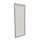 88x250cm - standard wall with upper exit Modularico M50LED, black profile