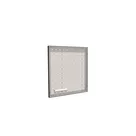 90x100cm - Wandlerweiterung Modularico M50LED, schwarzes Profil