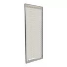 88x250cm - Standardwand Modularico M50LED, schwarzes Profil