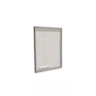 88x125cm - ściana Quadro Modularico M50LED, profil czarny