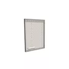 90x125cm - Quadrowand Modularico M50LED, schwarzes Profil