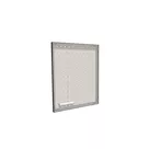 100x125cm - ściana Quadro Modularico M50LED, profil czarny