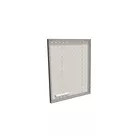 98x125cm - ściana Quadro Modularico M50LED, profil czarny