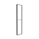 50x250cm - standard wall Modularico M100LED, black profile