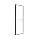 78x250cm - standard wall with upper exit Modularico M100LED, black profile