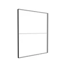 200x250cm - mur standard Modularico M100LED, profil noir