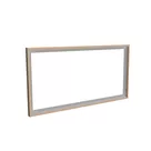 200x100cm - ścienna rama S50T, profil srebrny, ramka DECO D3 Dąb