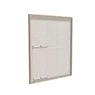 200x250cm - ścienna rama S50T LED, profil srebrny, ramka DECO D3 Dąb