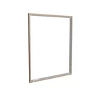 200x250cm - ścienna rama S100T LED, profil srebrny, ramka DECO D3 Dąb
