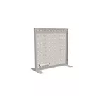 100x100cm - stojąca rama S50T LED, profil srebrny, stopy