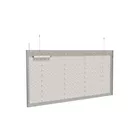 200x100cm - podwieszana na linkach rama S50T LED, profil srebrny