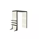 Modularico BRIDGE M100LED, 200x260x100cm, regał Faro na ścianie zewnętrznej