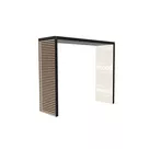 Modularico BRIDGE M100LED, 300x260x100cm, 2x ściana Deco Lamel