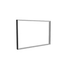 150x100cm - nadstawka ściany Modularico M100LED, profil czarny