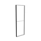 80x250cm - ściana standardowa z wyjściem górnym Modularico M100, profil czarny