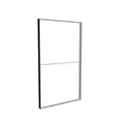 150x250cm - ściana standardowa Modularico M100, profil czarny