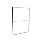 190x250cm - Modularico M100 standard wall, black profile