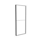 100x250cm - ściana frontowa sufitu Modularico M100, profil czarny