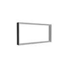 100x50cm - nadstawka ściany Modularico M100, profil czarny