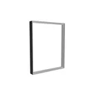 80x100cm - nadstawka ściany Modularico M100, profil czarny