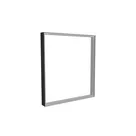 90x100cm - nadstawka ściany Modularico M100, profil czarny
