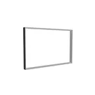 150x100cm - nadstawka ściany Modularico M100, profil czarny