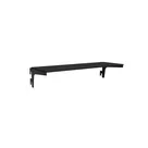 90x32cm - HPL Faro shelf with D30cm mounts, black