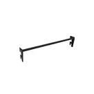 90cm - wieszak poziomy z mocowaniami 5cm, czarny