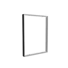 90x125cm - ściana Quadro Modularico M100LED, profil czarny