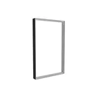 78x125cm - ściana Quadro Modularico M100, profil czarny