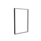 80x125cm - ściana Quadro Modularico M100, profil czarny