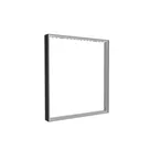 90x100cm - ściana Quadro Modularico M100LED, profil czarny