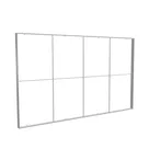 500x300cm - ścienna rama S150D LED, profil srebrny