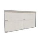 500x300cm - ścienna rama S100T LED tylne, profil srebrny