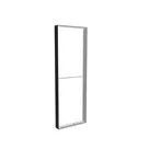 85x250cm - ściana standardowa z wyjściem górnym Modularico M150LED, profil czarny