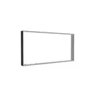 200x100cm - ściana standardowa Modularico M150LED, profil czarny