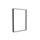 85x125cm - ściana standardowa Modularico M150LED, profil czarny