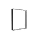 85x100cm - ściana standardowa z wyjściem górnym Modularico M150LED, profil czarny