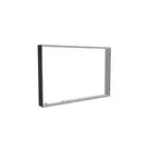150x100cm - ściana standardowa z wyjściem górnym Modularico M150LED, profil czarny