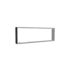 150x50cm - ściana standardowa z wyjściem górnym Modularico M150LED, profil czarny