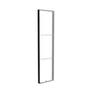 85x350cm - ściana standardowa Modularico M150LED, profil czarny