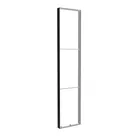 85x400cm - ściana standardowa Modularico M150LED, profil czarny