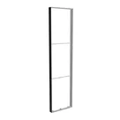 100x400cm - ściana standardowa Modularico M150LED, profil czarny