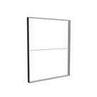 200x250cm - ściana standardowa Modularico M150, profil czarny
