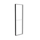 85x300cm - ściana standardowa Modularico M150, profil czarny