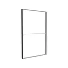 185x300cm - ściana standardowa Modularico M150, profil czarny