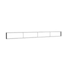 600x50cm - ściana standardowa Modularico M150, profil czarny